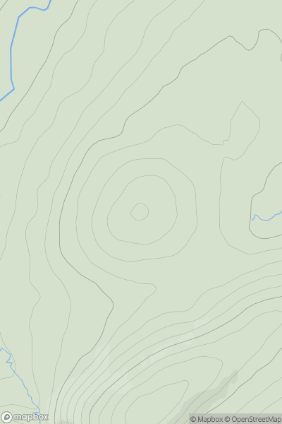 Thumbnail image for Pin Stane [The Glenkens to Annandale] showing contour plot for surrounding peak